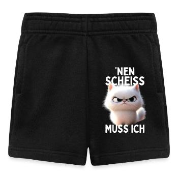 Cat I don't have to give a shit no cats - Baby Shorts - black - Front