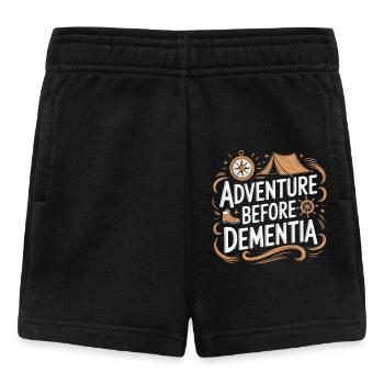 L’aventure avant la démence Randonnée Camping en plein air - Short Bébé - noir - Devant