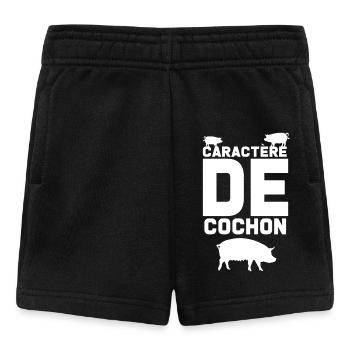 Humor Terroir Charcutier Cochon - Baby Shorts - Schwarz - Vorne