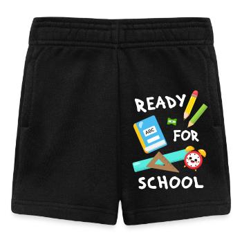 start of school first-grader enrollment schoolchild - Baby Shorts - black - Front