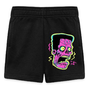 Néon Zombie Screamer Pop Art - Short Bébé - noir - Devant