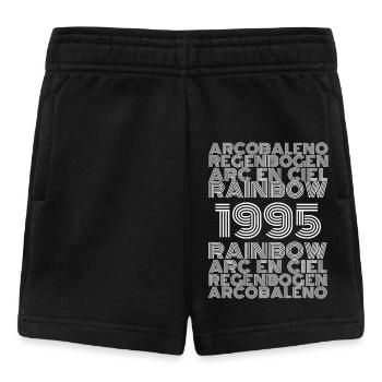 Regenbogen 1995 - Baby Shorts - Schwarz - Vorne