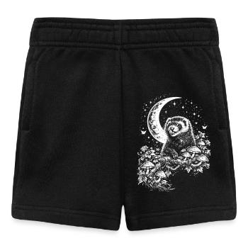 Furet de la Lune - Short Bébé - noir - Devant