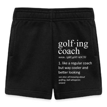 Golftrainer-Definition Spaßdesign - Baby Shorts - Schwarz - Vorne