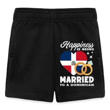 Drapeau de la République dominicaine Dom Rep Pride - Short Bébé - noir - Devant