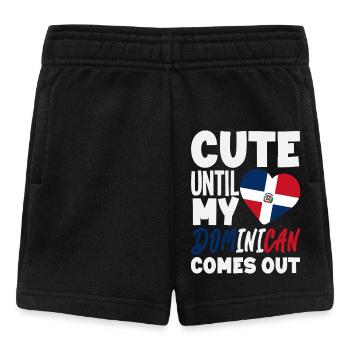 Drapeau de la République dominicaine Dom Rep Pride - Short Bébé - noir - Devant