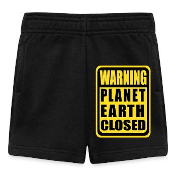 Planet Earth Closed - Baby Shorts - black - Front