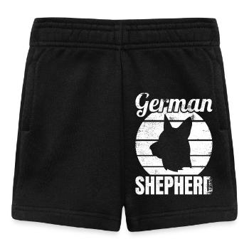 German Shepherd - Baby Shorts - Schwarz - Vorne
