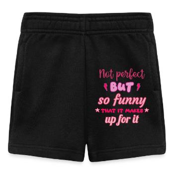 Pas parfait, mais assez amusant pour aimer - Short Bébé - noir - Devant