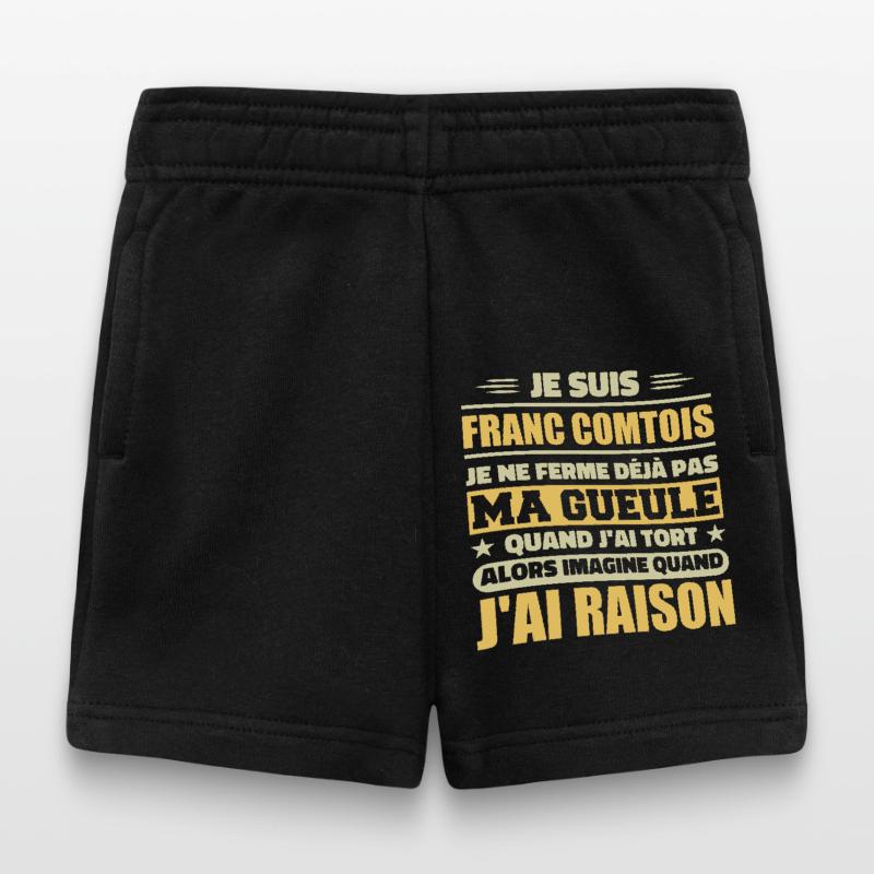Franc comtois I don't shut my mouth frank comté Baby Shorts