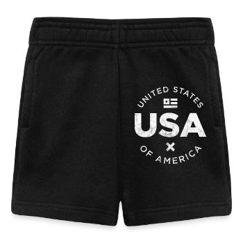 USA - Baby Shorts - Schwarz - Vorne
