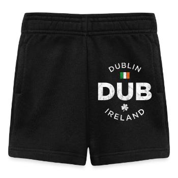 DUB, Dublin, Irland - Baby Shorts - Schwarz - Vorne