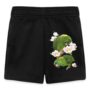 The yellow-naped parrot - Baby Shorts - black - Front