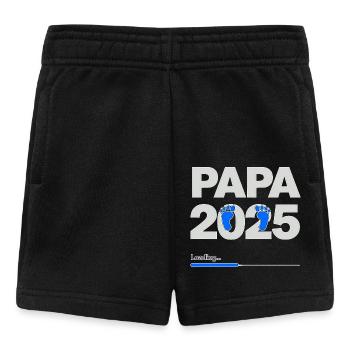 Dad 2025 Loading Fathers Gift - Baby Shorts - black - Front