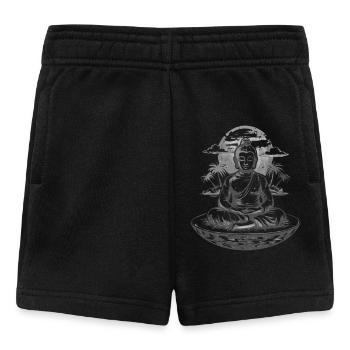 Bouddha: Zen attitude - Short Bébé - noir - Devant
