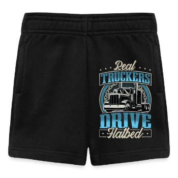 LKW Fahrer - Baby Shorts - Schwarz - Vorne