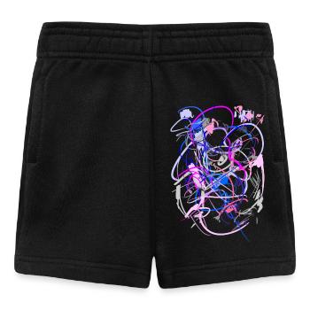Abstrakt - Baby Shorts - Schwarz - Vorne