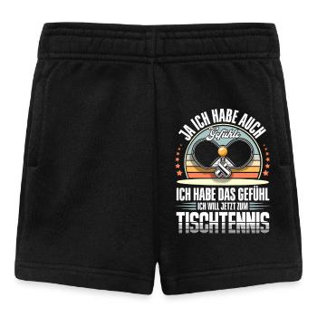 Tischtennis - Baby Shorts - Schwarz - Vorne