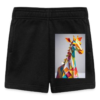 Giraffe - Baby Shorts - Schwarz - Vorne