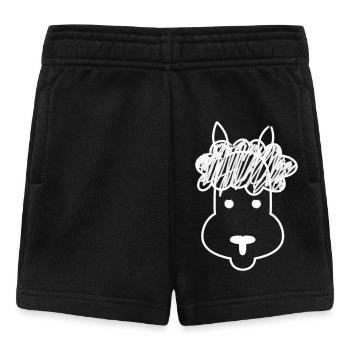Lama outlines - Baby Shorts - black - Front