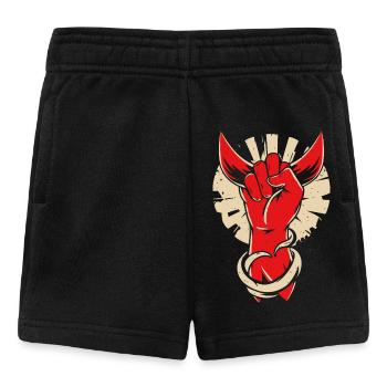 Devil horns hand - Baby Shorts - black - Front