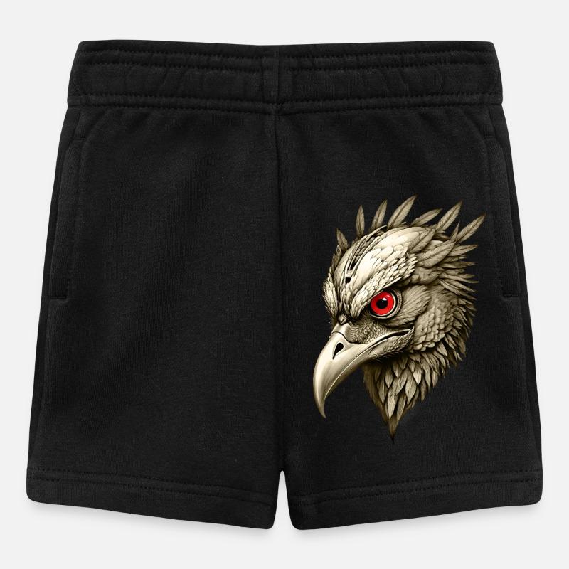 L’oiseau - Short Bébé - noir