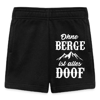 Berg Bergsteigen Bergsport Wandern Wanderung Berge - Baby Shorts - Schwarz - Vorne