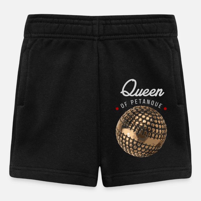 Reine de la pétanque - Short Bébé - noir
