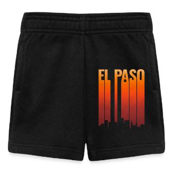 El Paso Skyline Sunset - Baby Shorts - black - Front