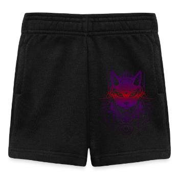 Hypno Katze - Baby Shorts - Schwarz - Vorne