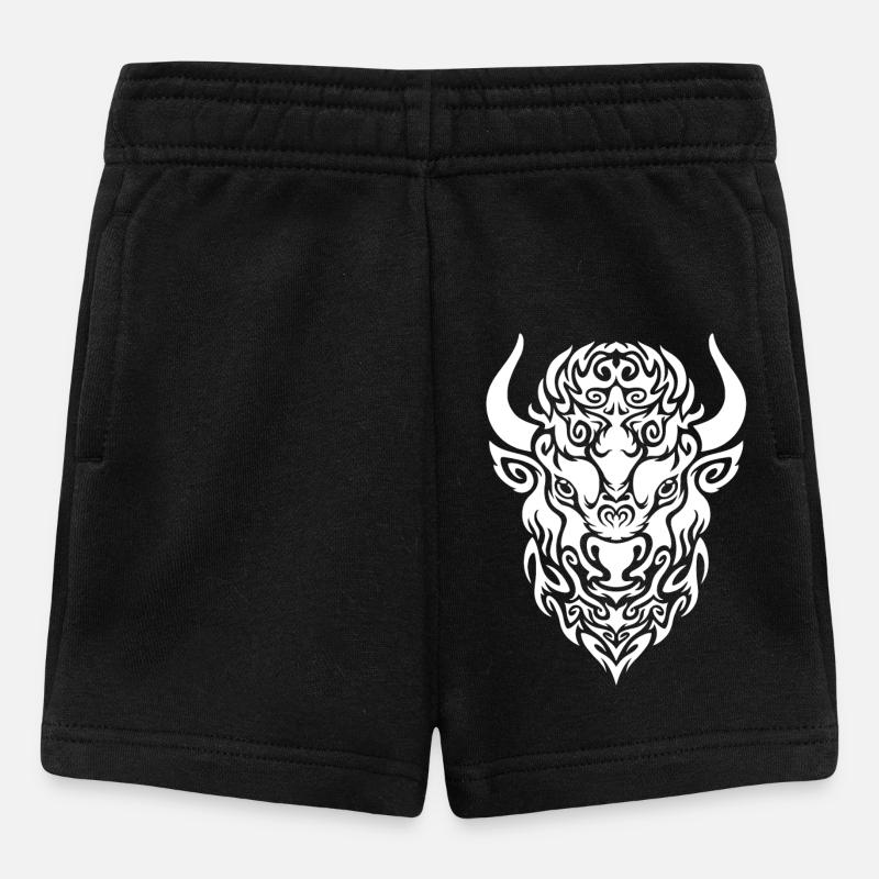 White Bison - Baby Shorts - black