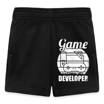 Games Developer - Baby Shorts - black - Front