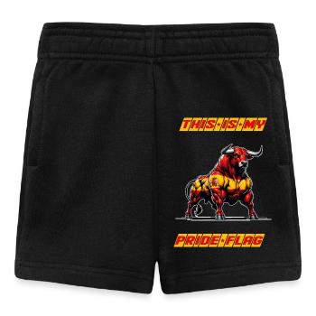 C'est mon fier drapeau, l'Espagne - Short Bébé - noir - Devant