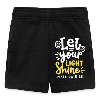 Bibelvers Christlich - Baby Shorts - Schwarz - Vorne