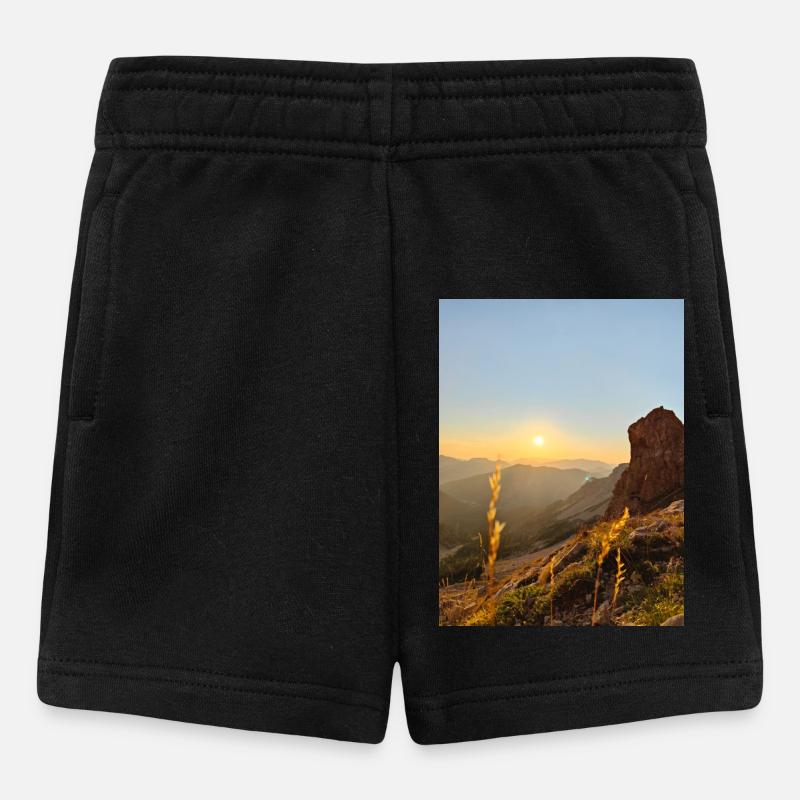 Sunset - Baby Shorts - black