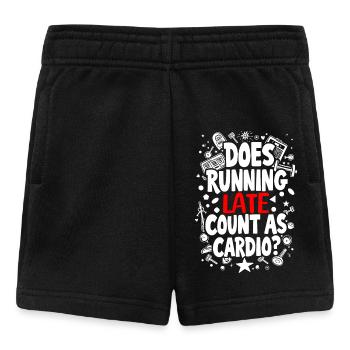 DOES RUNNING LATE COUNT AS CARDIO? - Baby Shorts - black - Front