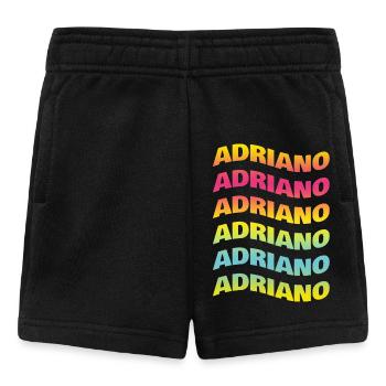 T-shirt Adriano t-shirt effet vague - Short Bébé - noir - Devant