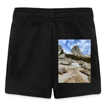 Snow-capped mountains - Baby Shorts - black - Front