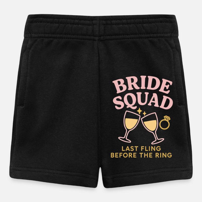 Escouade de la mariée - Short Bébé - noir