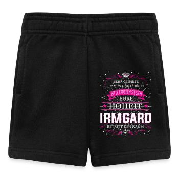Eure Hoheit Irmgard betritt den Raum - Baby Shorts - Schwarz - Vorne
