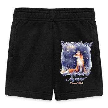 Fuchs Bibelvers Christlich - Baby Shorts - Schwarz - Vorne