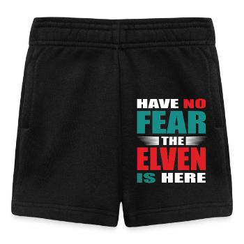 N’ayez crainte, l’elfe est là Tenue - Short Bébé - noir - Devant