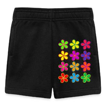 Daisy Flowers - Baby Shorts - black - Front