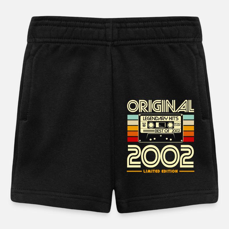 Originale Retro-Kassette 2002 - Baby Shorts - Schwarz