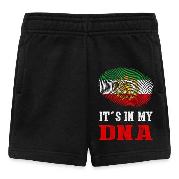 DNA Iran Flagge - Baby Shorts - Schwarz - Vorne