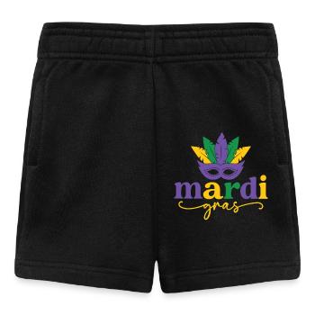 Masque de Mardi Gras - Short Bébé - noir - Devant