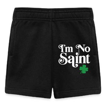 I'm no saint - Baby Shorts - black - Front