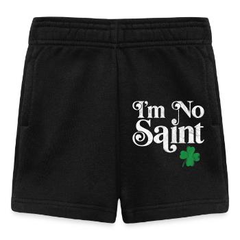 I'm no saint - Baby Shorts - black - Front