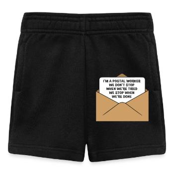 Poststempel Post - Baby Shorts - Schwarz - Vorne
