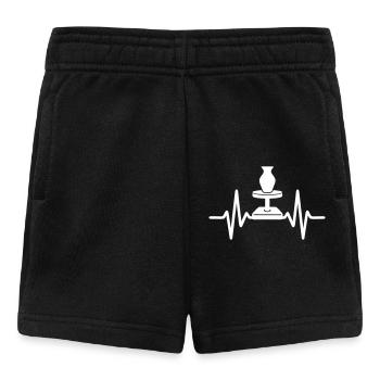 Töpferscheibe Keramik Artisan - Baby Shorts - Schwarz - Vorne